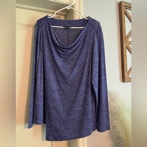 Simply Vera long sleeve cowl neck shirt